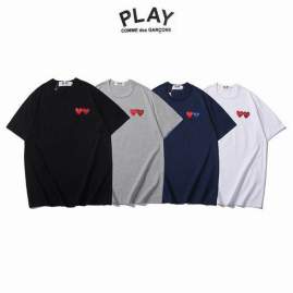 Picture of Comme des Garcons Play T Shirts Short _SKUPlayS-XXLsdt233316955